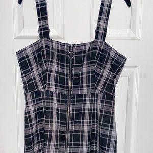 Forever21 Gingham overall dress